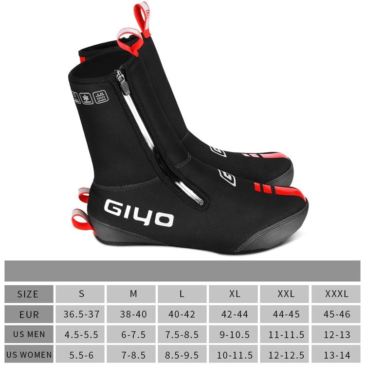 GIYO Bicycle Riding Shoes Cover Windproof And Waterproof Outdoor Riding Thick Shoe Cover Reluova