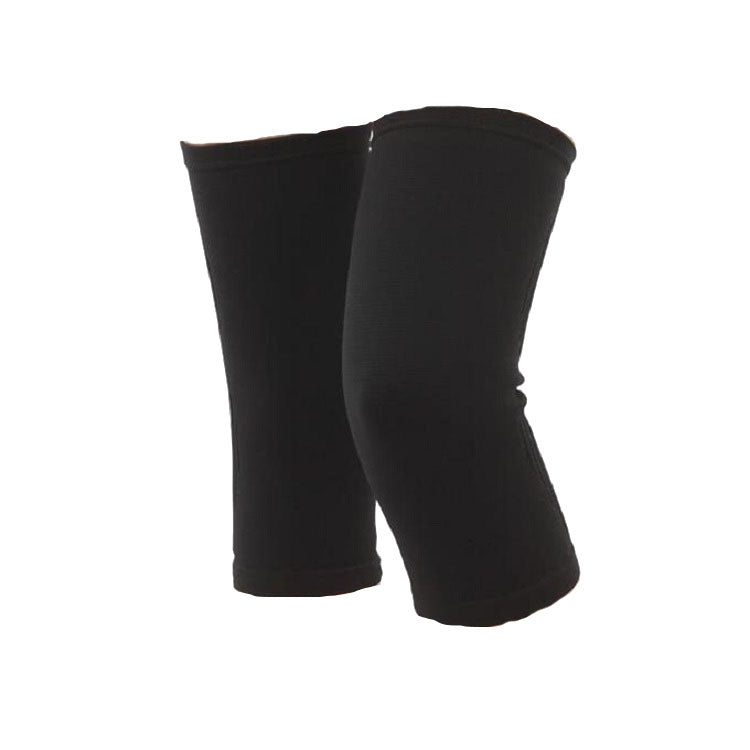 Thin Nylon Stockings Joint Warmth Sports Knee Pads, Specification: L (Black) Reluova