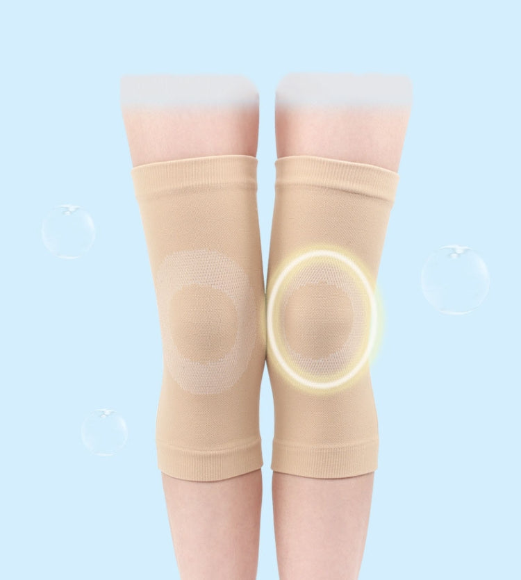 Thin Nylon Stockings Joint Warmth Sports Knee Pads, Specification: L (Black)