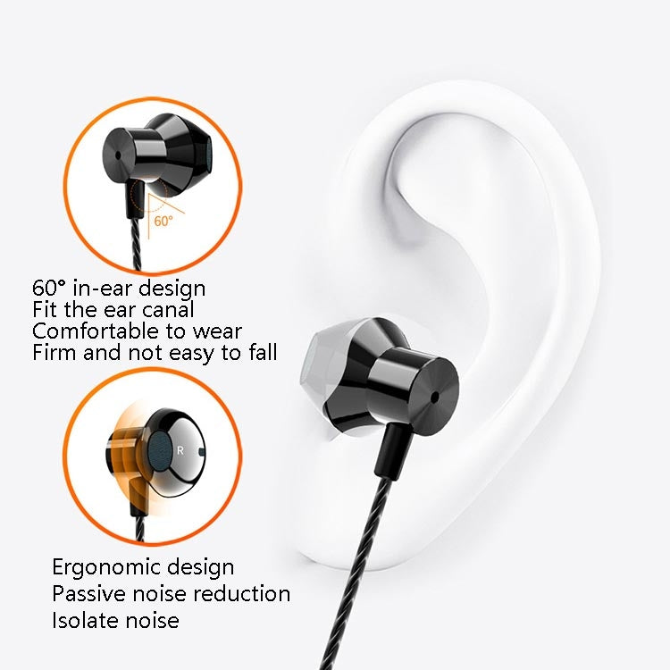 F12 Elbow Earbud Headset Wire Control With Wheat Mobile Phone Headset My Store