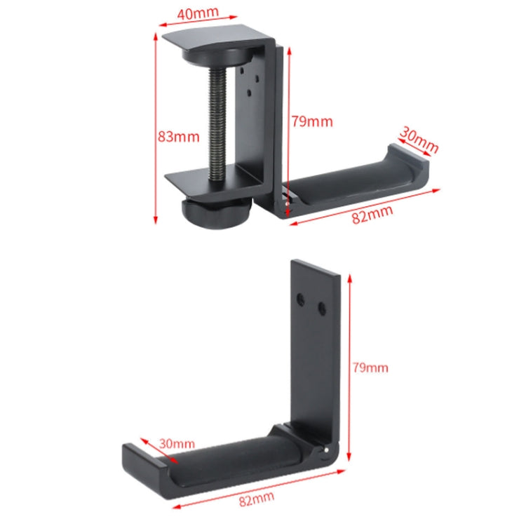 Headphone Bracket Internet Cafe Monitor Earphone Hanger Desktop Earphone Display Stand My Store