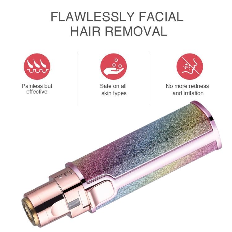 2 In 1  Electric Shaver Lady Eyebrow Trimmer Lipstick Automatic Facial Hair Removal Device-Reluova