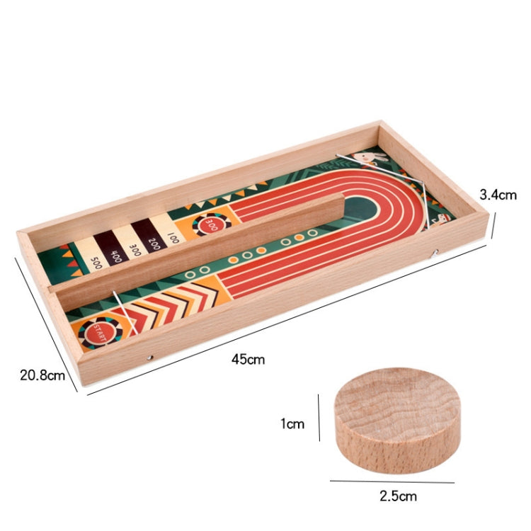 Wooden Toy Catapult Chess Board Game Children Bouncing Pinball Parent-Child Interactive Board Game Reluova