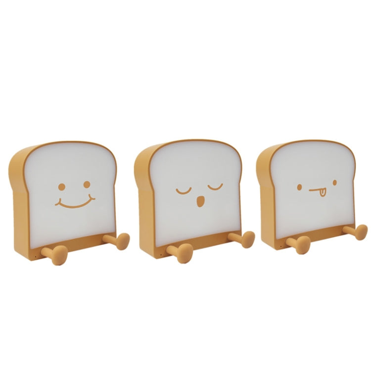 F-L-01 Toast Bread Night Light With Mobile Phone Holder Children Bedroom Timing Sleep Light My Store