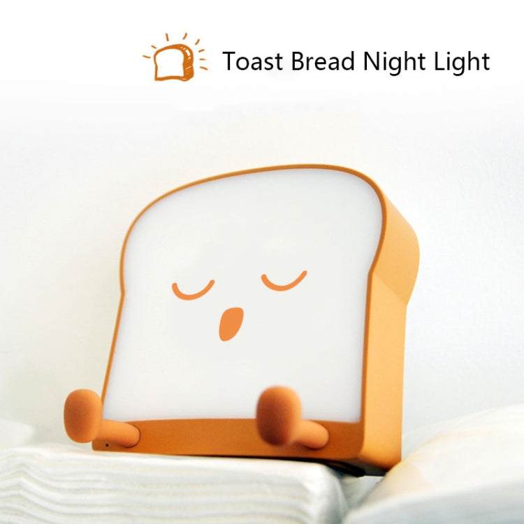 F-L-01 Toast Bread Night Light With Mobile Phone Holder Children Bedroom Timing Sleep Light My Store