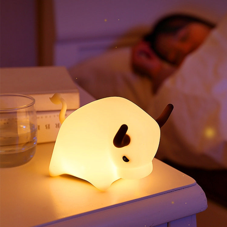 BD-NL-11 Cow Silicone Lamp USB Dimming Night Light Children Bedside Timing Sleeping Light My Store