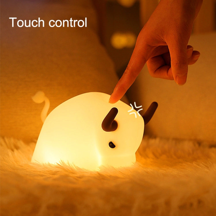 BD-NL-11 Cow Silicone Lamp USB Dimming Night Light Children Bedside Timing Sleeping Light My Store