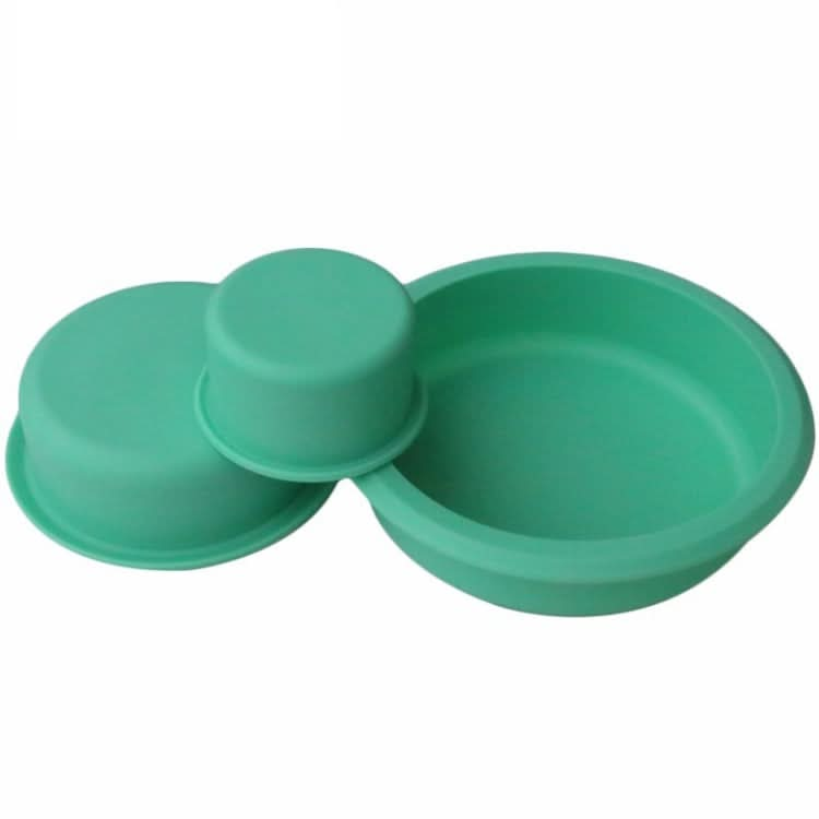 Three-Layer Round Cake Mold Silicone Baking Mold Pizza Cake Base - Reluova