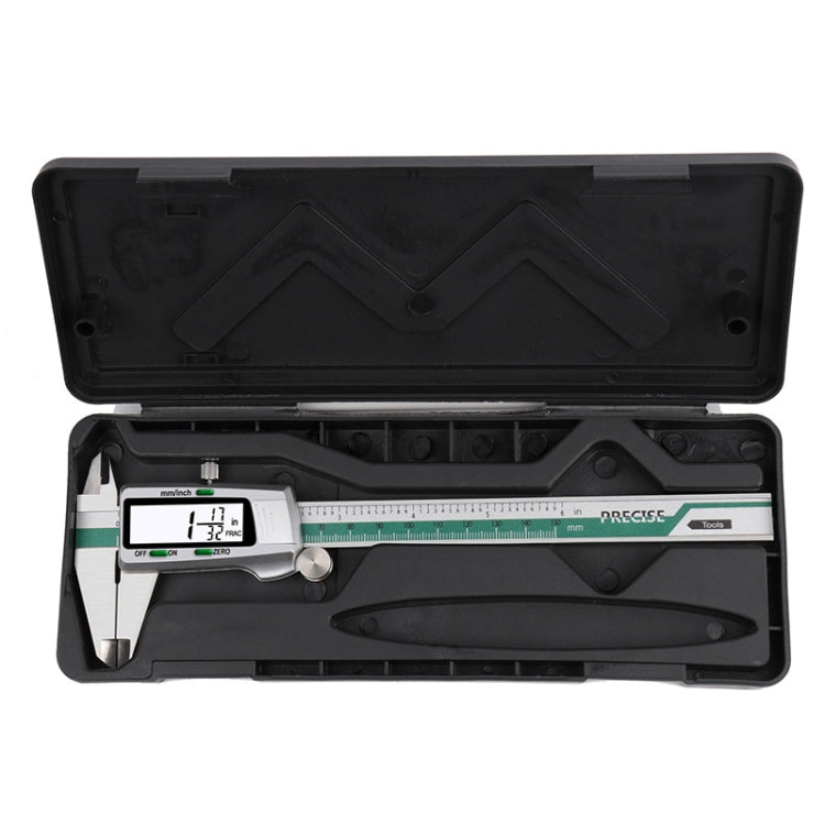 ET50 0-150mm Green Stainless Steel Vernier Caliper With Digital Display My Store