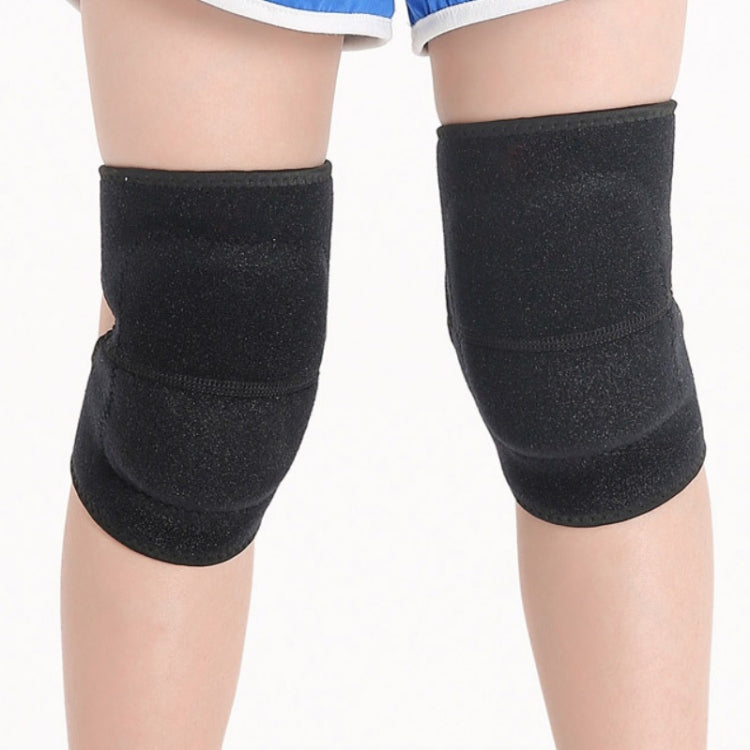 Children Sponge Thickened Knee Pads Sports Dancing Anti-Fall Protective Gear, Specification: M  (Rose Red) Reluova