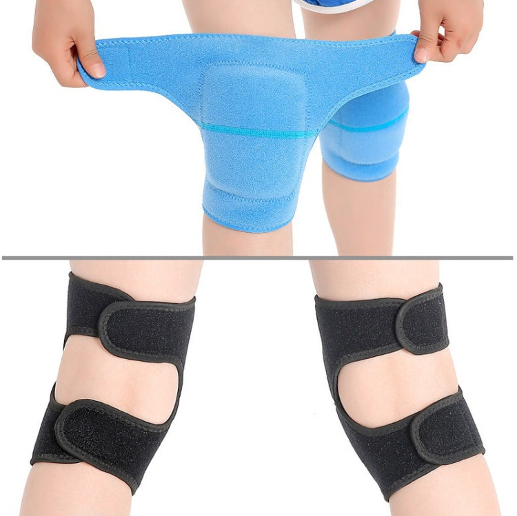 Children Sponge Thickened Knee Pads Sports Dancing Anti-Fall Protective Gear, Specification: M  (Rose Red) Reluova