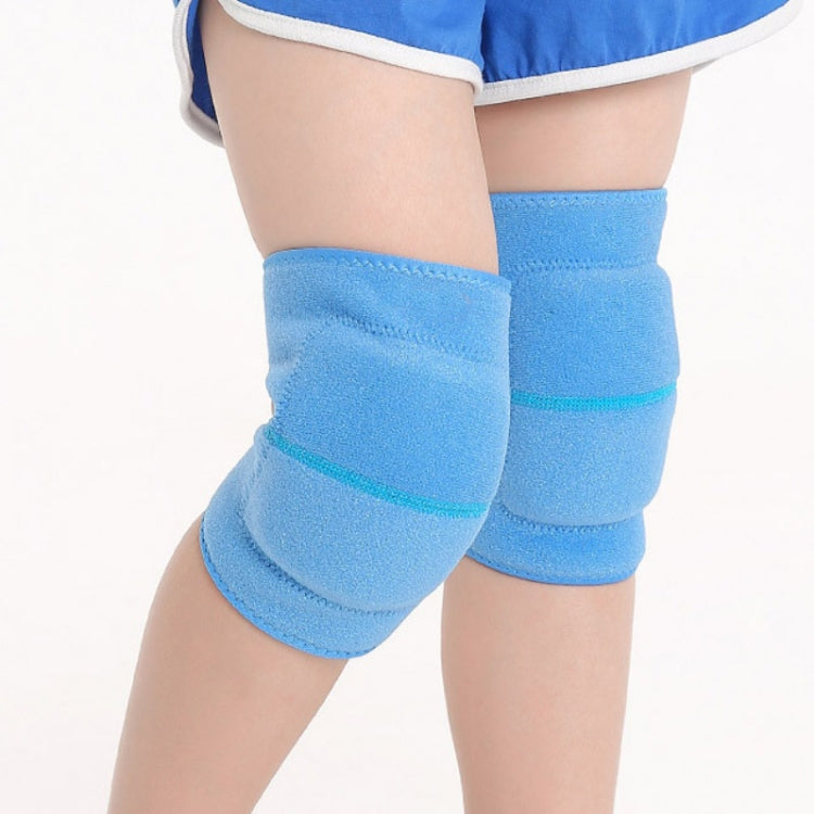 Children Sponge Thickened Knee Pads Sports Dancing Anti-Fall Protective Gear, Specification: M  (Rose Red) Reluova