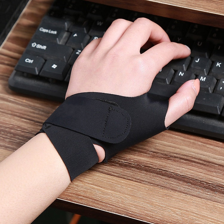 Volleyball Badminton Tendon Sheath Wristband Thin Wrist Sprain Thumb Cover, Specification: M£¨Left Hand£©