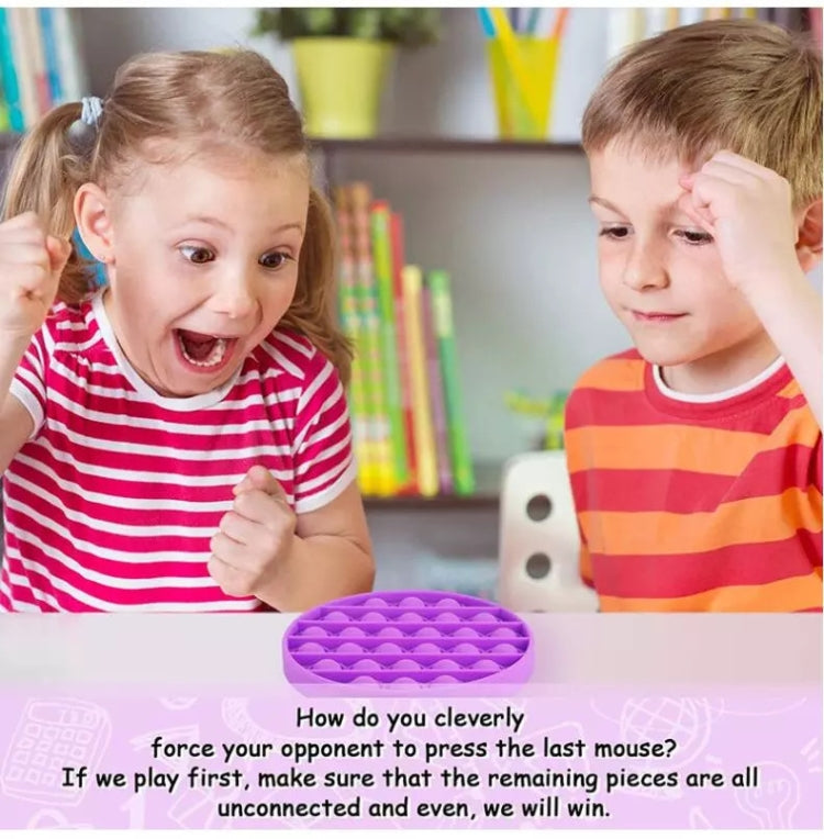 5 PCS Child Mental Arithmetic Desktop Educational Toys Silicone Pressing Board Game, Style: Reluova