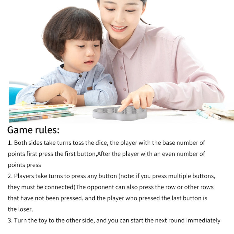 5 PCS Child Mental Arithmetic Desktop Educational Toys Silicone Pressing Board Game, Style: Reluova