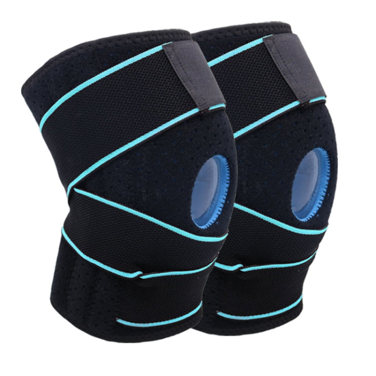 1pair Sports Band Compression Silicone Knee Pads Running Sports Cycling Knee Pads