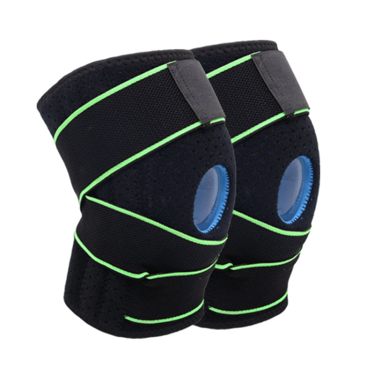 1pair Sports Band Compression Silicone Knee Pads Running Sports Cycling Knee Pads