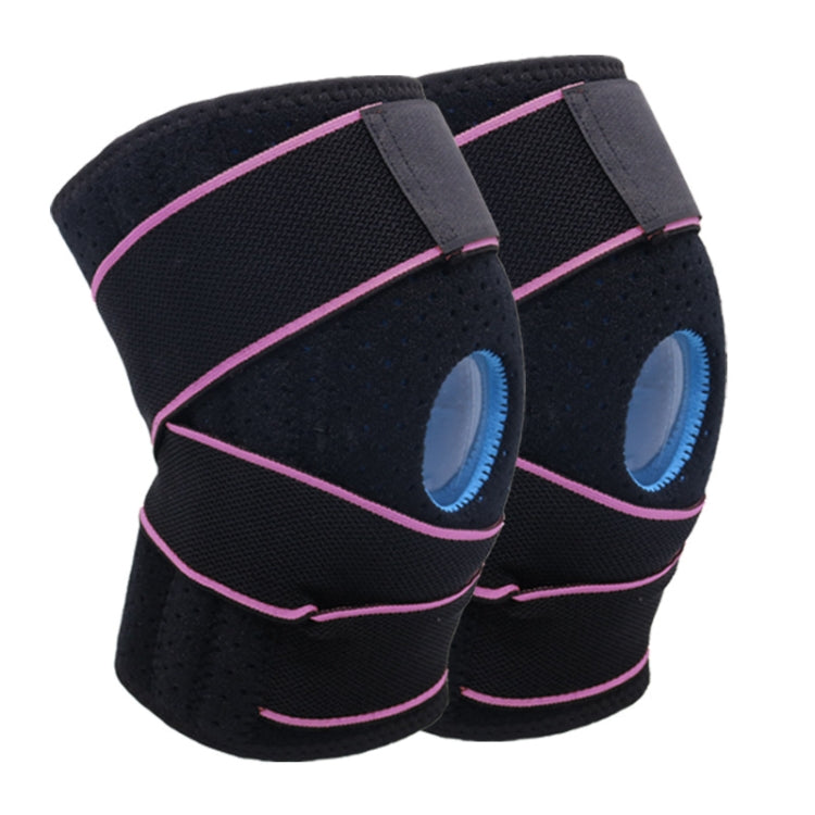 1pair Sports Band Compression Silicone Knee Pads Running Sports Cycling Knee Pads-Reluova