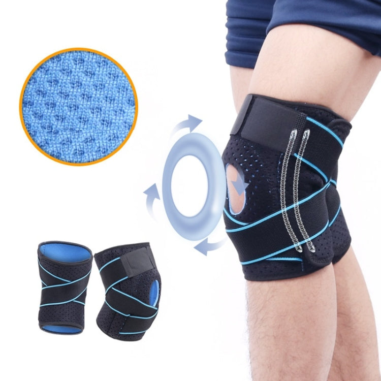 1pair Sports Band Compression Silicone Knee Pads Running Sports Cycling Knee Pads-Reluova