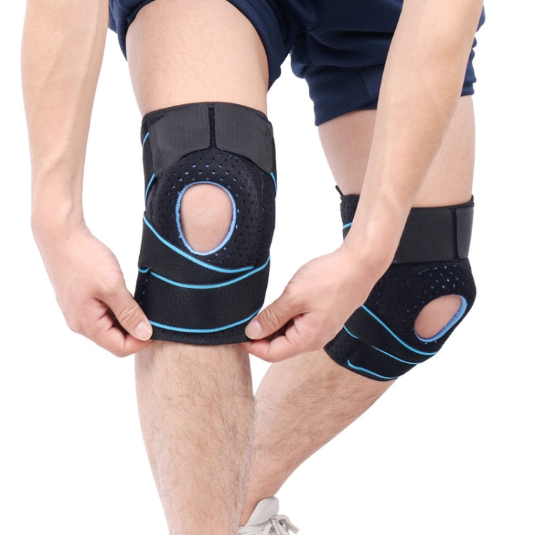 1pair Sports Band Compression Silicone Knee Pads Running Sports Cycling Knee Pads