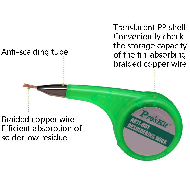 ProsKit Anti-Scalding Tin Suction Wire Tin Suction Tape My Store