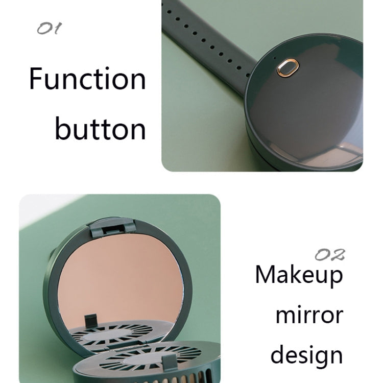 G3 Portable Outdoor Kids USB Mini Mirror Leafless Watch Fan