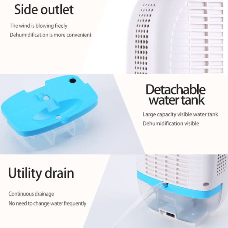 GZ-1901 Semiconductor Mini Dehumidifier Household Small Dehumidifier Bedroom Dehumidifier Moisture Absorber