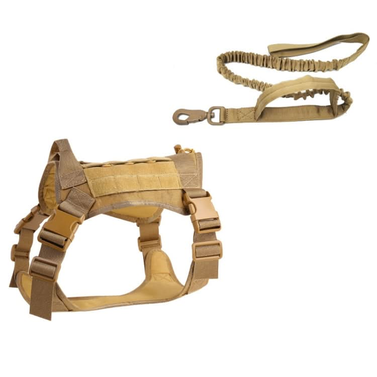 Outdoor Dog Vest Chest Harness Large And Medium-Sized Dog Training Vest Dog Leash - Reluova