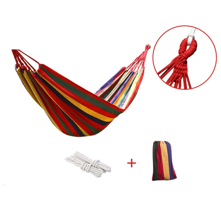 Thick Canvas Hammock Field Rollover Prevention Outdoor  Hammock Swing Reluova