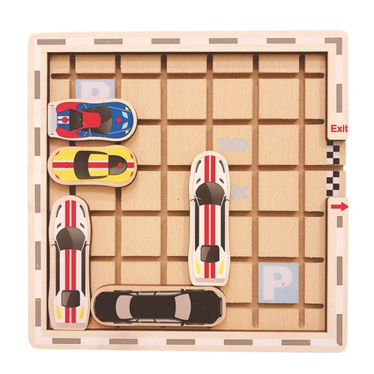 Moving Car Game Children Educational Logical Thinking Training Wooden Parent-Child Interaction Toy Reluova