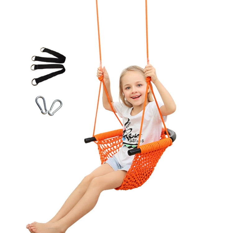 Children Swing Family Toys Indoor And Outdoor Garden Hand-Woven Swing Chair Hanging Chair Reluova