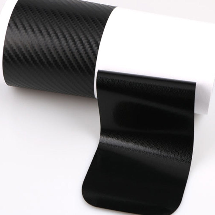 5 Sets Car Threshold Carbon Fiber Sticker Car Door Scratch Strip Anti-Kick Film Protective Pad Threshold Strip-Reluova