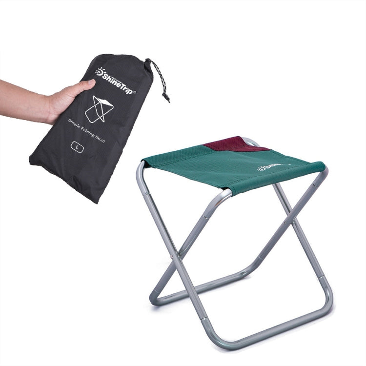 ShineTrip Outdoor Large Folding Stool Outdoor Camping Fishing Portable Folding Stool Reluova