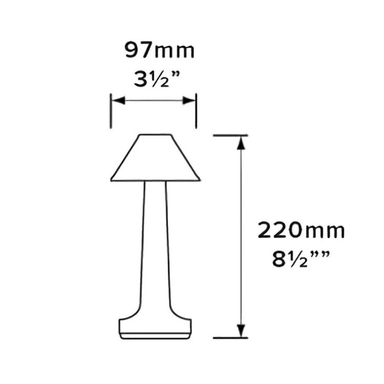 JB-TD001 LED Touch Table Lamp Cafe Restaurant Decoration Night Light My Store