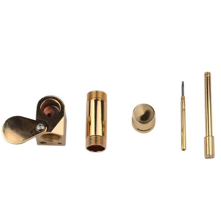 Metal Brass Pipe Golden Removable Small Pipe My Store