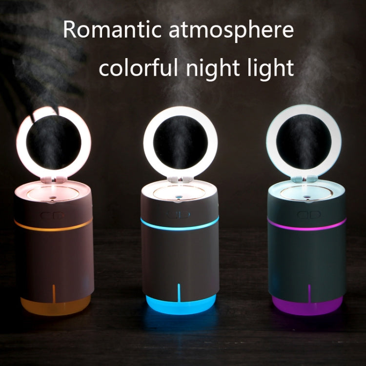 K005 Portable Hydrating LED Fill Light Makeup Mirror USB Mini Humidifier Reluova