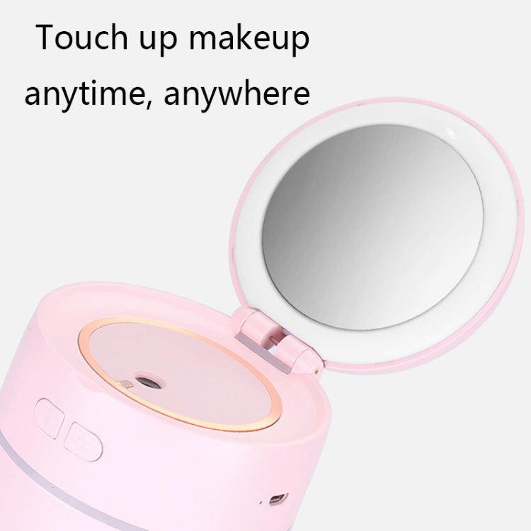 K005 Portable Hydrating LED Fill Light Makeup Mirror USB Mini Humidifier Reluova