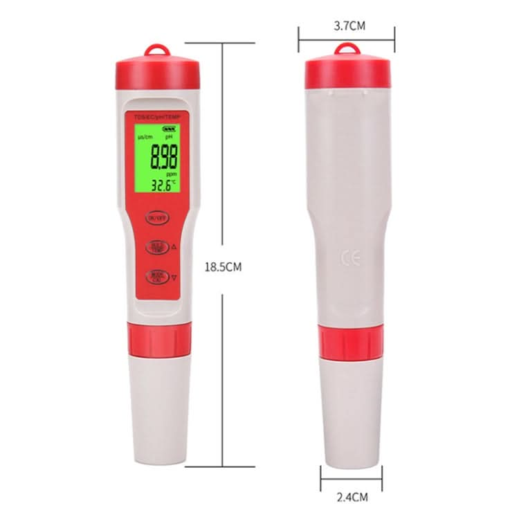 4-in-1 Portable PH/TDS/EC/TEMP Test Pen Multi-Function Water Quality Tester My Store