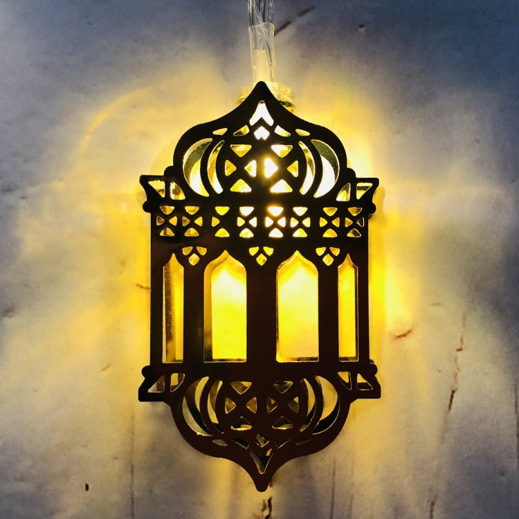 Eid Al-Fitr Festival Iron Art String Lights Ramadan LED Decoration Pendant My Store