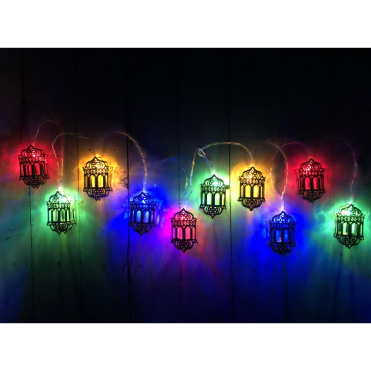 Eid Al-Fitr Festival Iron Art String Lights Ramadan LED Decoration Pendant My Store