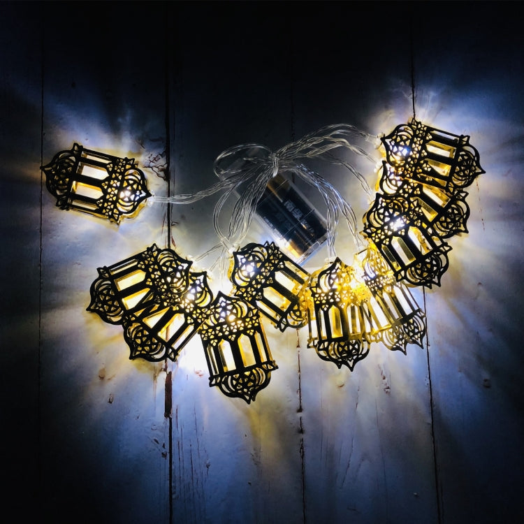 Eid Al-Fitr Festival Iron Art String Lights Ramadan LED Decoration Pendant My Store