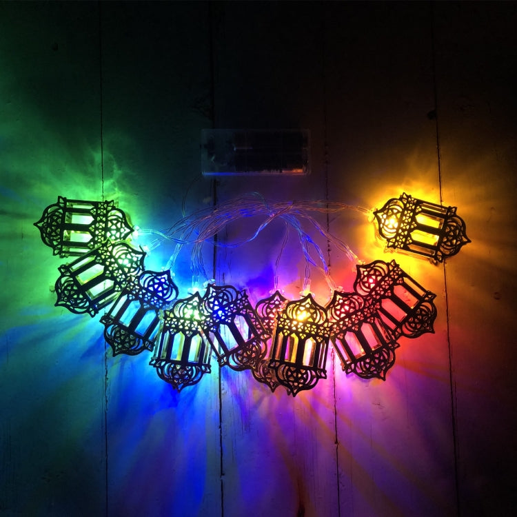 Eid Al-Fitr Festival Iron Art String Lights Ramadan LED Decoration Pendant My Store