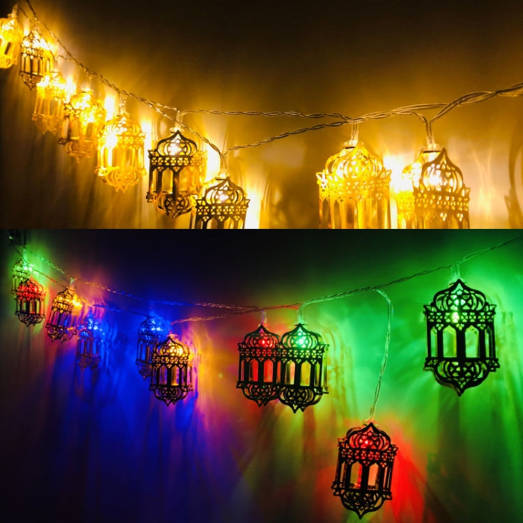 Eid Al-Fitr Festival Iron Art String Lights Ramadan LED Decoration Pendant My Store