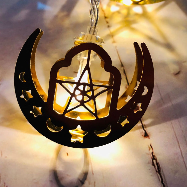 Eid Al-Fitr LED Star and Moon String Lights Ramadan Festival Decoration Lamp My Store