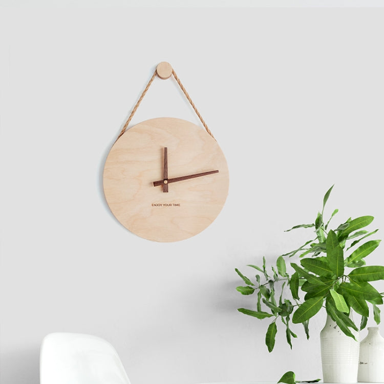 Wooden Sling Wall Clock Home Living Room Clock My Store