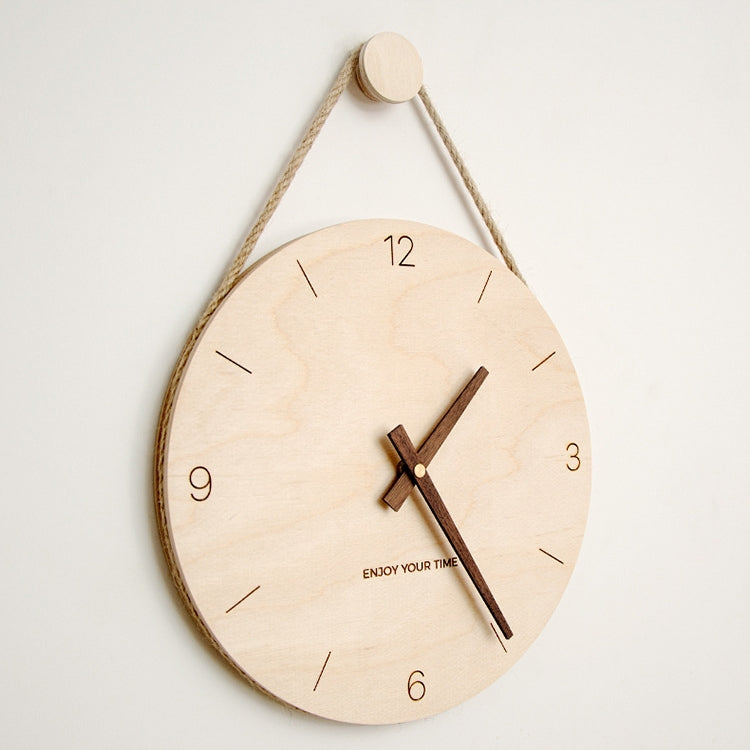 Wooden Sling Wall Clock Home Living Room Clock My Store