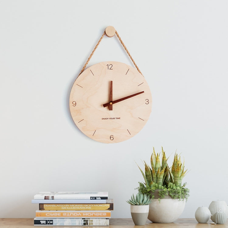 Wooden Sling Wall Clock Home Living Room Clock My Store