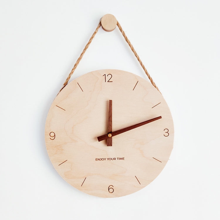 Wooden Sling Wall Clock Home Living Room Clock My Store