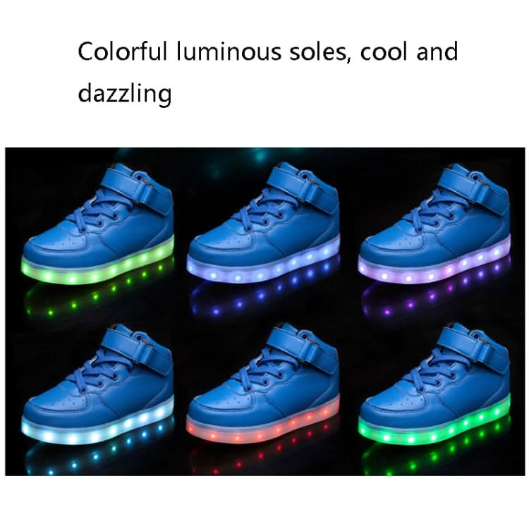 Children LED Luminous Shoes Rechargeable Sports Shoes Reluova