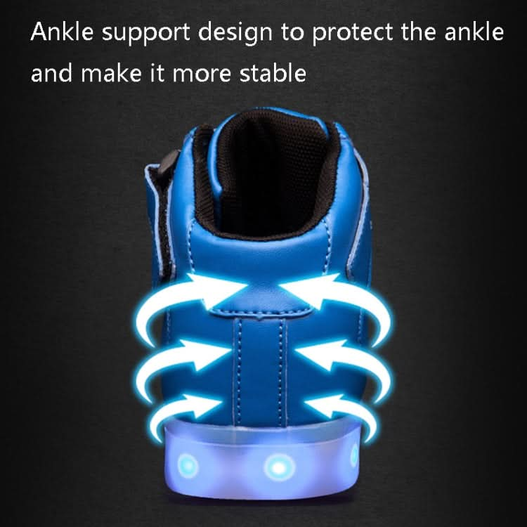 Children LED Luminous Shoes Rechargeable Sports Shoes Reluova